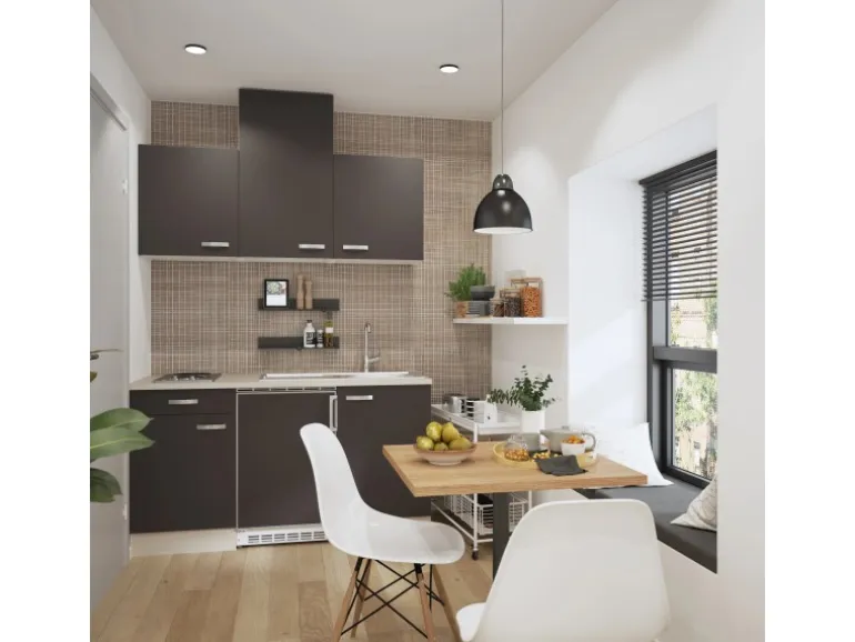 OPTIFIT Faro220 Miniküche 150 cm Anthrazit