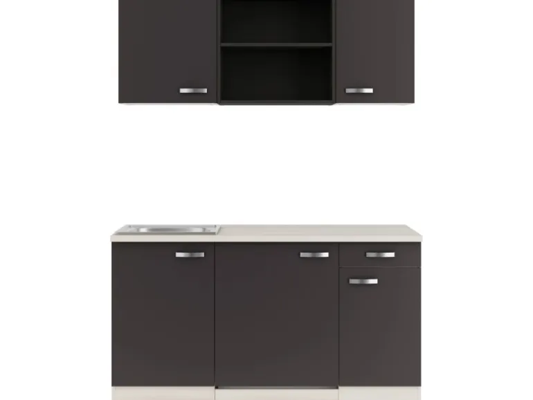 OPTIFIT Faro220 Miniküche 150 cm Anthrazit