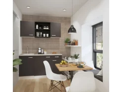 OPTIFIT Faro220 Miniküche 150 cm Anthrazit