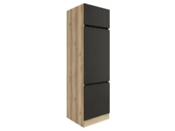 Optifit Hochschrank f. Kühlschrank 60x206,8x57cm Noah420 Anthra. WildEiche NB
