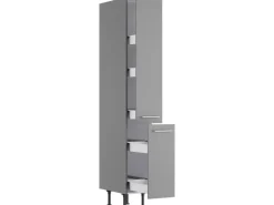 Optifit Küchen-Apothekerschrank Mats825 30 cm x 211,8 cm x 58,4 cm Basaltgrau