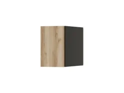 Optifit Küchen-Eckoberschrank 60 x 57,6 x 34,6 cm Noah420 Anthrazit Wildeiche NB