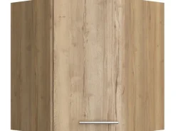 Optifit Küchen-Eckoberschrank Erik290 60/60 cm x 70,4 cm x 34,9 cm Wildeiche