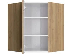 Optifit Küchen-Eckoberschrank Erik290 60/60 cm x 70,4 cm x 34,9 cm Wildeiche