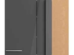 Optifit Küchen-Eckoberschrank Jonte984 80/45 x 70,4 x 34,9cm Anthrazit Wildeiche