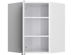 Optifit Küchen-Eckoberschrank Arvid986 60/60 cm x 70,4 cm x 34,9 cm Weiß
