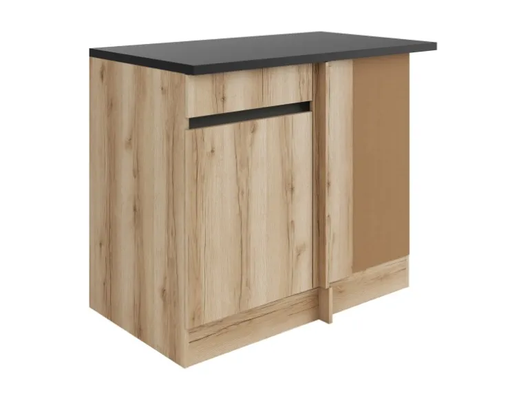 Optifit Küchen-Eck-Unterschrank 100 x 88 x 60 cm Kaya290 Wildeiche Nachbildung