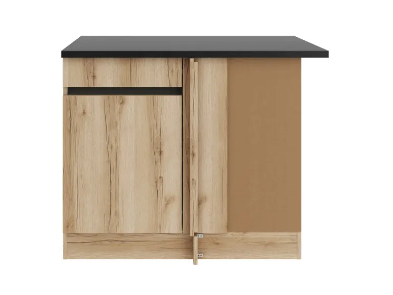 Optifit Küchen-Eck-Unterschrank 100 x 88 x 60 cm Kaya290 Wildeiche Nachbildung