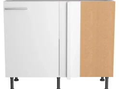 Optifit Küchen-Eck-Unterschrank Bengt932 100/65 x 87 x 58,4 cm Weiß