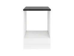 Optifit Küchen-Herdumbau 60 x 88 x 60 cm Luca932 Weiß Anthrazit