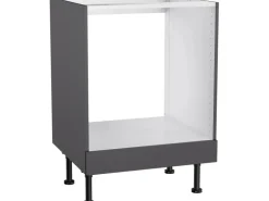 Optifit Küchen-Herdumbau Ingvar420 60 cm x 87 cm x 58,4 cm Anthrazit Matt
