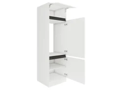 Optifit Küchen-Hochschrank f. Kühlschr. 60x206,8x57,1cm Luca932 Weiß Anthra.