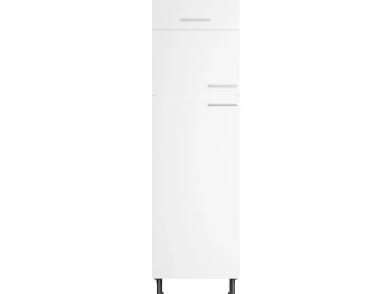 Optifit Küchen-Hochschrank für Kühl-Gefrier-Kombi Bengt932 60 cm Weiß