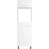 Optifit Küchen-Hochschrank für Backofen und Kühlschrank Bengt932 60 cm Weiß