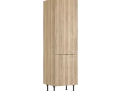 Optifit Küchen-Hochschrank Erik290 60 cm x 211,8 cm x 58,4 cm Wildeiche