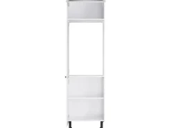 Optifit Küchen-Hochschrank für Kühlschrank Arvid986 60cm x 211,8cm x 58,4cm Weiß