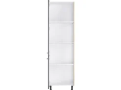 Optifit Küchen-Hochschrank Jonte984 60cm x 211,8cm x 58,4cm Anthrazit-Wildeiche