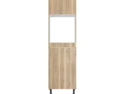 Optifit Küchen-Hochschrank für Backofen und Kühlschrank Erik290 60 cm Wildeiche