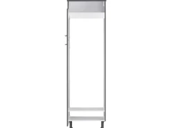 Optifit Küchen-Hochschrank für Kühl-Gefrier-Kombi Ingvar420 60 cm Anthrazit Matt