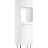 Optifit Küchen-Hochschrank für Backofen und Kühlschrank Arvid986 60 cm Weiß