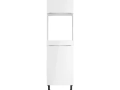 Optifit Küchen-Hochschrank für Backofen und Kühlschrank Arvid986 60 cm Weiß