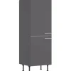 Optifit Küchen-Midischrank für Kühlschrank Ingvar420 60 cm Anthrazit Matt