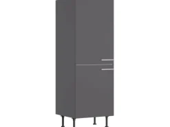 Optifit Küchen-Midischrank für Kühlschrank Ingvar420 60 cm Anthrazit Matt