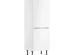 Optifit Küchen-Midischrank für Kühlschrank Arvid986 60cm x 176,6cm x 58,4cm Weiß