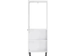 Optifit Küchen-Midischrank für Kühlschrank Arvid986 60cm x 176,6cm x 58,4cm Weiß