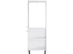 Optifit Küchen-Midischrank für Kühlschrank Bengt932 60cm x 176,6cm x 58,4cm Weiß