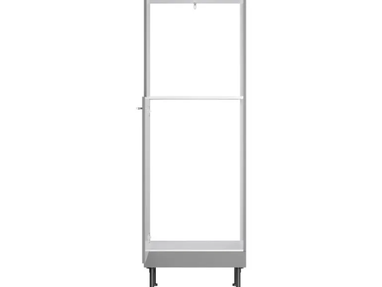 Optifit Küchen-Midi-Schrank für Backofen und Kühls. Mats825 60 cm Basaltgrau