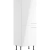 Optifit Küchen-Midischrank für Kühlschrank Rurik986 60cm x 176,6cm x 58,4cm Weiß