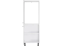 Optifit Küchen-Midischrank für Kühlschrank Rurik986 60cm x 176,6cm x 58,4cm Weiß