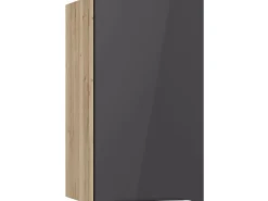 Optifit Küchen-Oberschrank Linus984 40cm x 70,4cm x 34,9cm Anthrazit-Wildeiche
