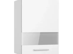 Optifit Küchen-Oberschrank mit Glassegment Bengt932 50 x 70,4 x 34,9 cm Weiß