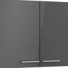 Optifit Küchen-Oberschrank Jonte984 100 x 70,4 x 34,9 cm Anthrazit-Wildeiche