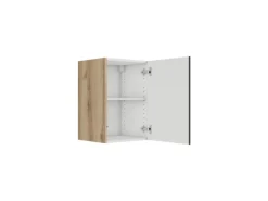 Optifit Küchen-Oberschrank 40 x 57,6 x 34,6 cm Noah420 Anthrazit Wildeiche NB