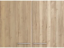 Optifit Küchen-Oberschrank Erik290 100 cm x 70,4 cm x 34,9 cm Wildeiche