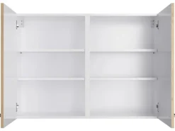 Optifit Küchen-Oberschrank Erik290 100 cm x 70,4 cm x 34,9 cm Wildeiche