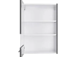 Optifit Küchen-Oberschrank mit Glassegment Ingvar420 50 cm Anthrazit Matt