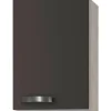 Optifit Küchen-Oberschrank Faro220 40 cm x 57,6 cm x 34,6 cm Anthrazit-Akazie