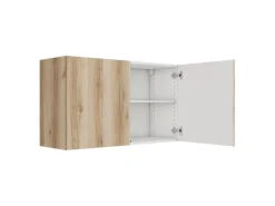 Optifit Küchen-Oberschrank 100 x 57,6 x 34,6 cm Kaya290 Wildeiche Nachbildung