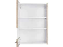 Optifit Küchen-Oberschrank mit Glassegment Erik290 50x70,4x34,9cm WildEiche