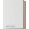 Optifit Küchen-Oberschrank Dakar286 40 cm x 57,6 cm x 34,6 cm Weiß-Eiche