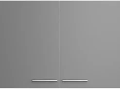 Optifit Küchen-Oberschrank Mats825 100 cm x 70,4 cm x 34,9 cm Basaltgrau