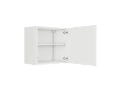 Optifit Küchen-Oberschrank 60 x 57,6 x 34,6 cm Luca932 Weiß Anthrazit