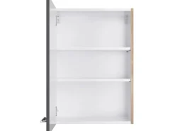 Optifit Küchen-Oberschrank Jonte984 50cm x 70,4cm x 34,9cm Anthrazit-Wildeiche