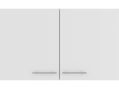 Optifit Küchen-Oberschrank Dakar286 100 cm Weiß Seidenglanz