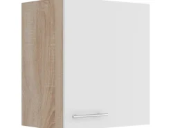 Optifit Küchen-Oberschrank Dakar286 50 cm Weiß Seidenglanz