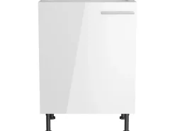 Optifit Küchen-Spülenunterschrank Rurik986 60 cm x 87 cm x 58,4 cm Weiß